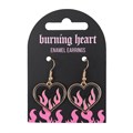 Burning Heart Earrings