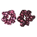 Set of 2 Rebel Butterfly and Checkerboard Hair Scrunchies