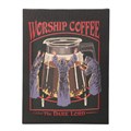 19x25cm Worship Coffee Canvas Plaque by Steven Rhodes