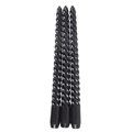 Set of 3 Dark Romance Twist Taper Candles
