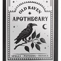 Old Raven Apothecary Mirrored Wall Art