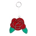 Red Rose Suncatcher