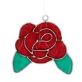 Red Rose Suncatcher