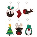 Set of 24 Festive Suncatchers on Display