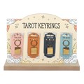 Set of 24 Vintage Tarot Keyrings on Display