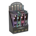 Set of 16 Crystal Wands with Pouches in Display
