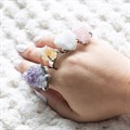 Set of 12 Assorted Crystal Rings