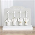 Set of 24 Angel Sentiment Ornaments on Display