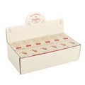 Set of 24 Glass Apples and Ceramic Mice in a Matchbox