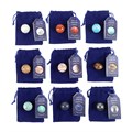 Set of 9 Solar System Gemstone Spheres in a Bag