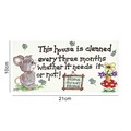 This House Is Cleaned...