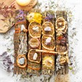 9in Ritual Wand Smudge Stick with Rosemary, Palo Santo and Aventurine