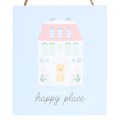 This Is Our Happy Place Pastel House Hanging Sign