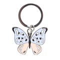 Silver Butterfly Keyring