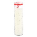 White Vanilla Advent Tube Candle