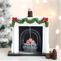 Christmas Fireplace Backflow Incense Burner