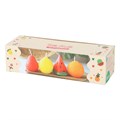 Set of 4 Fruit Shaped Candles