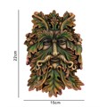 Green Man Face Plaque