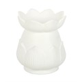 White Lotus Flower Oil Burner