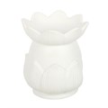 White Lotus Flower Oil Burner