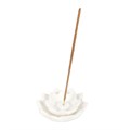 White Lotus Flower Incense Stick Holder