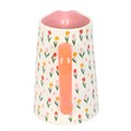 Tulip Print Ceramic Flower Jug