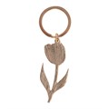 Pink Tulip Keyring