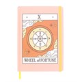 The Wheel of Fortune Vintage Tarot A5 Notebook