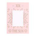 The Sun Vintage Tarot Necklace on Greeting Card