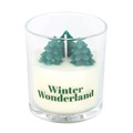 Winter Wonderland Candle with Tree Scene
