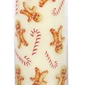 Candy Cane Warm Gingerbread Tube Candle