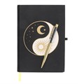 Yin Yang Journal with Black Obsidian Pen