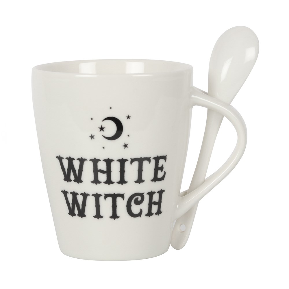 White Witch Mug and Spoon Set - Something Different Wholesale