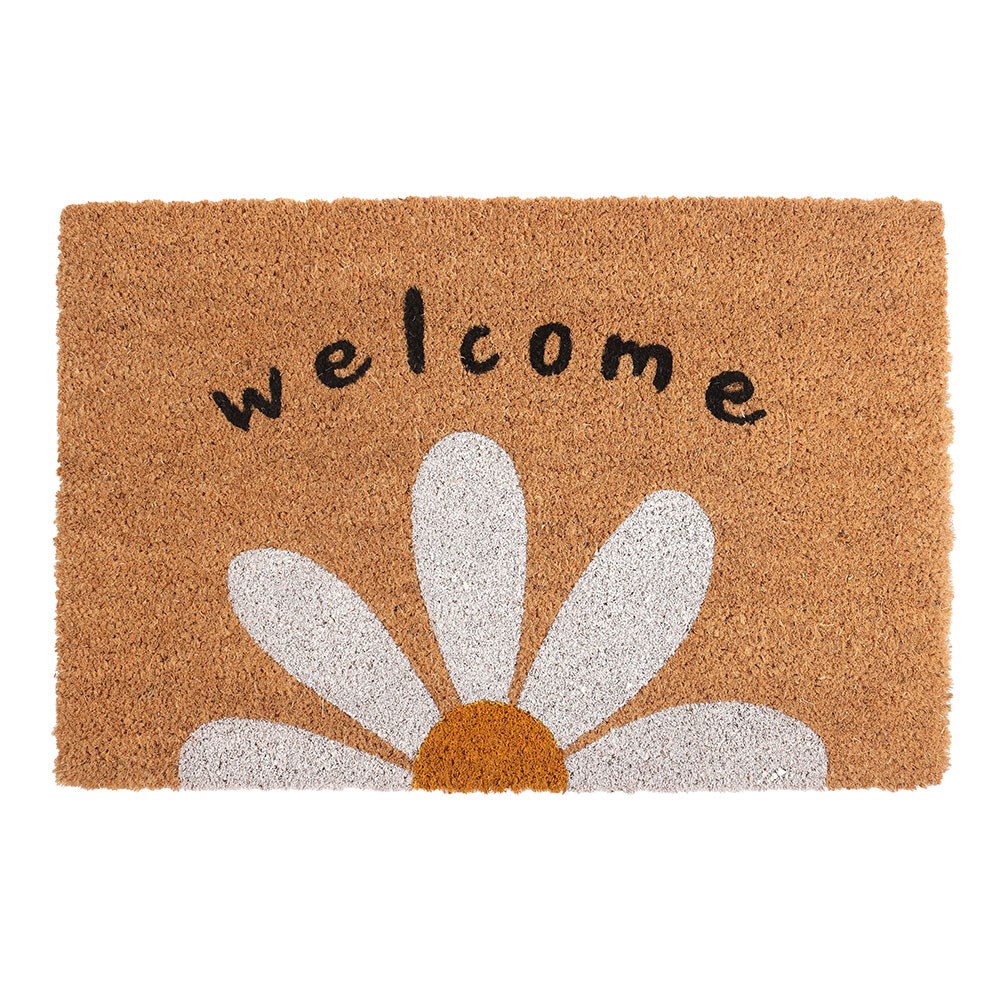 Natural Daisy Doormat Something Different Wholesale