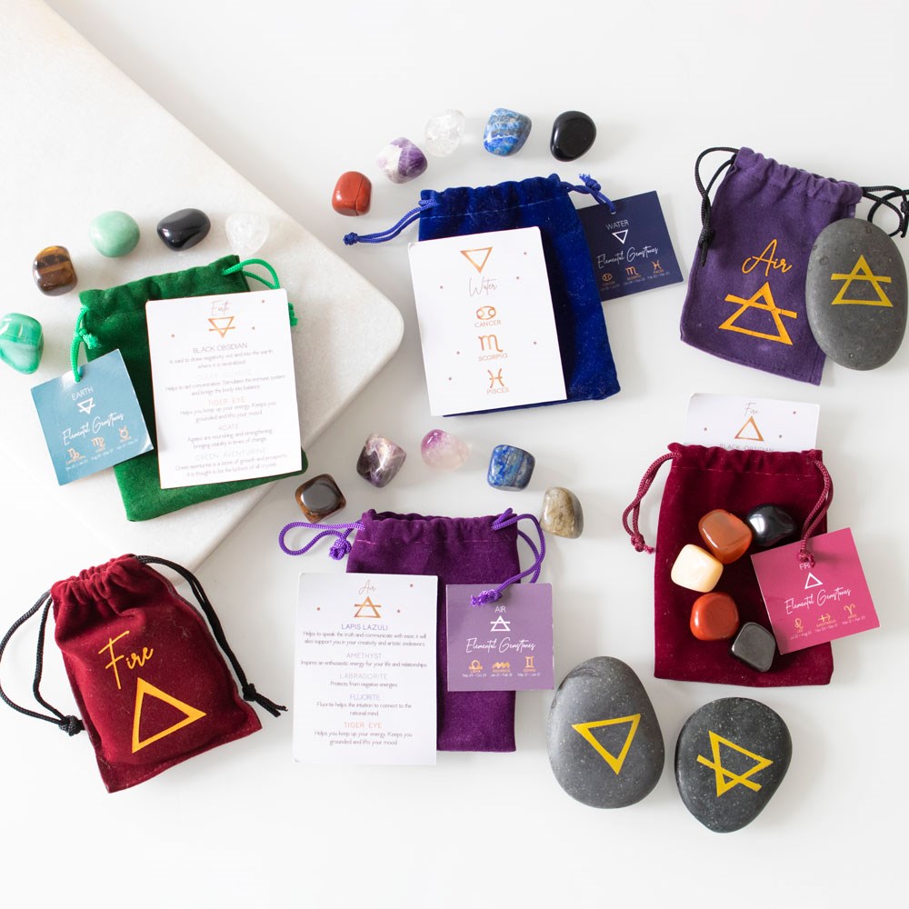Air Element Tumble Gemstone Set Something Different Wholesale