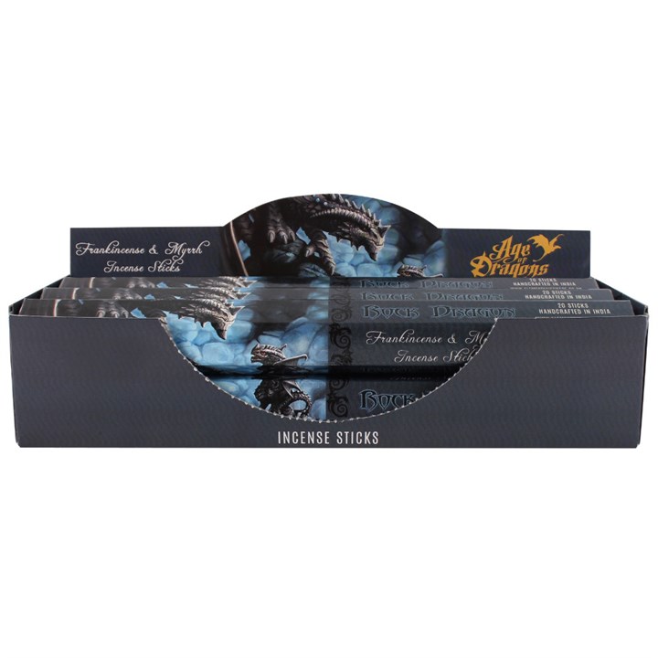 Pack of 6 Rock Dragon Incense Sticks by Anne Stokes