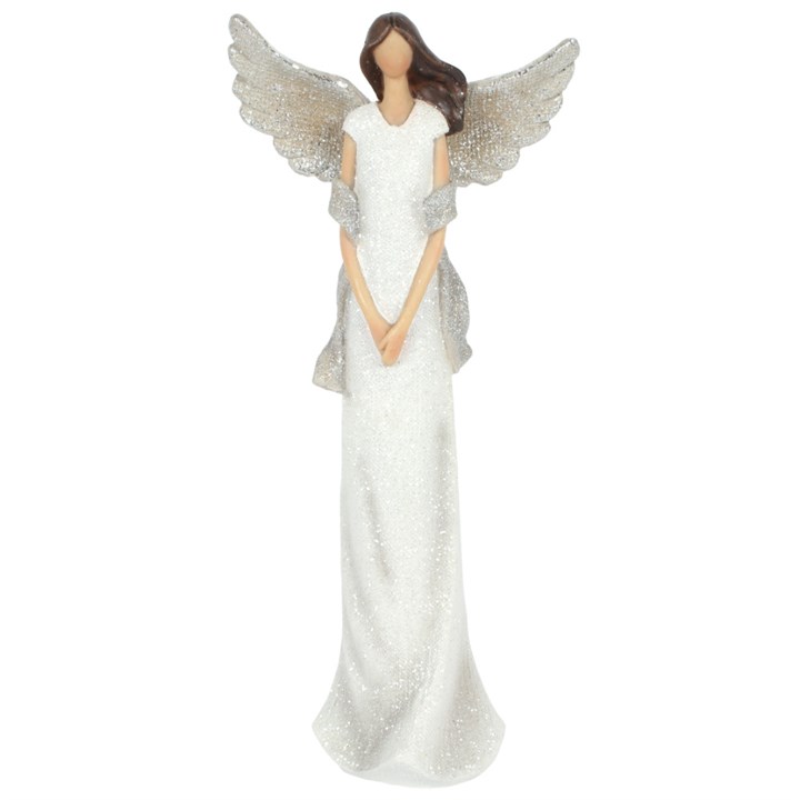 Aurelia Large Glitter Angel Ornament