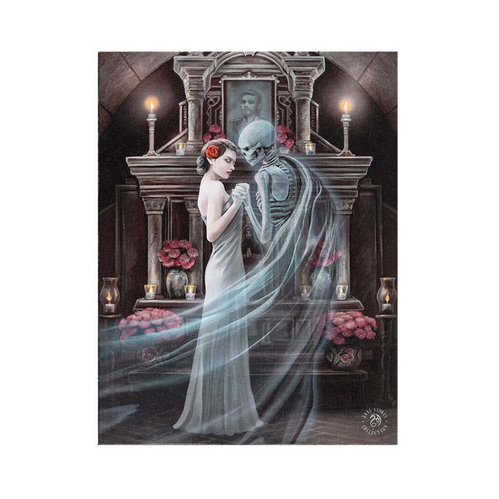 19x25cm Forever Yours Canvas Plaque by Anne Stokes