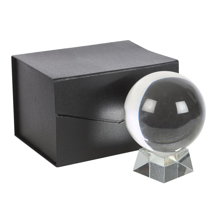 130mm Crystal Ball on Clear Stand