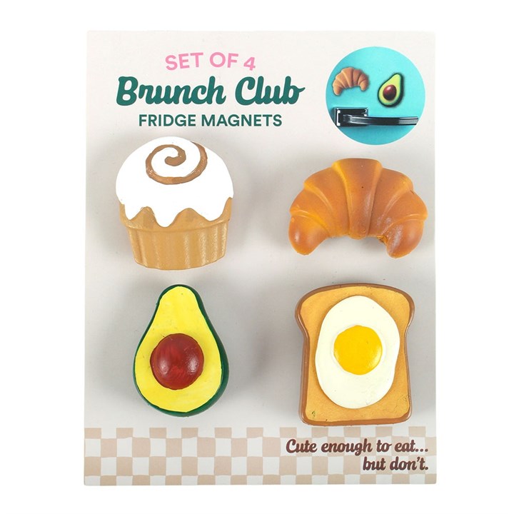 Brunch Club Fridge Magnet Set