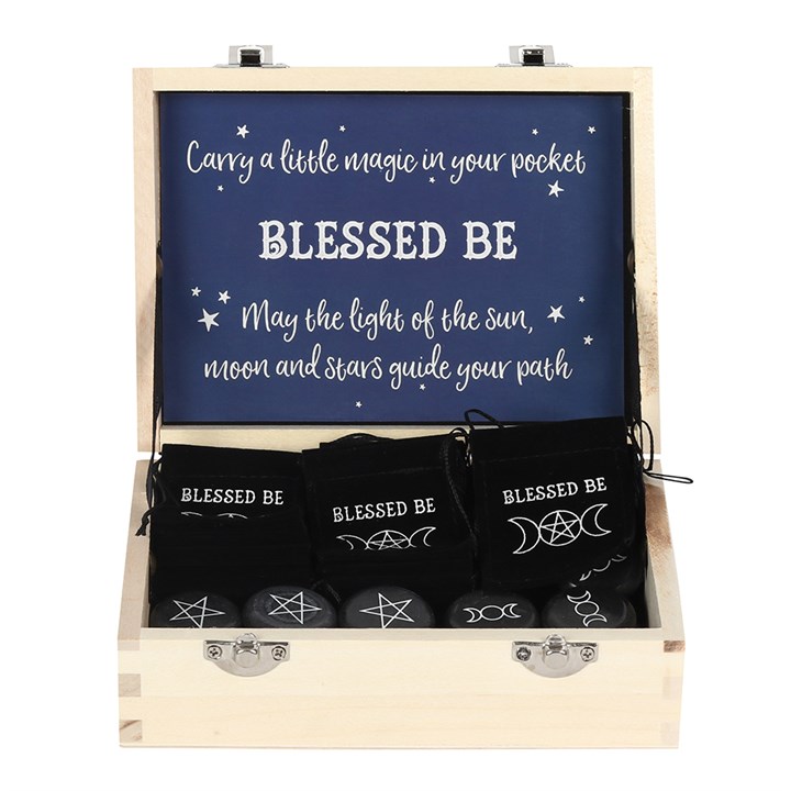 Blessed Be Lucky Charm Sentiment Stone