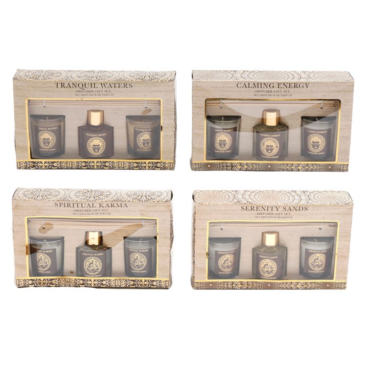 50ml Buddha Reed Diffuser and Candle Gift Set