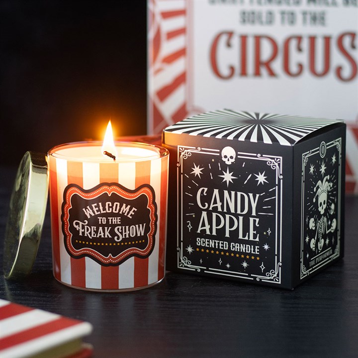 Freak Show Candy Apple Candle