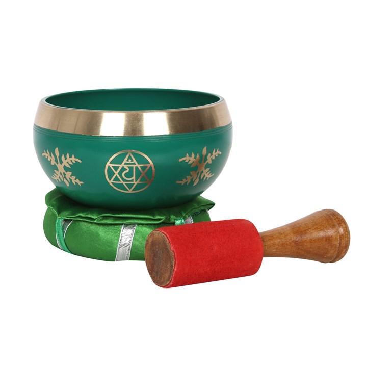 Green Heart Chakra Brass Singing Bowl