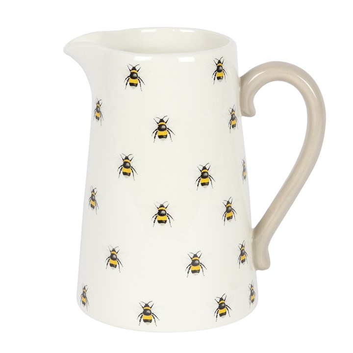 17cm Bee Ceramic Flower Jug