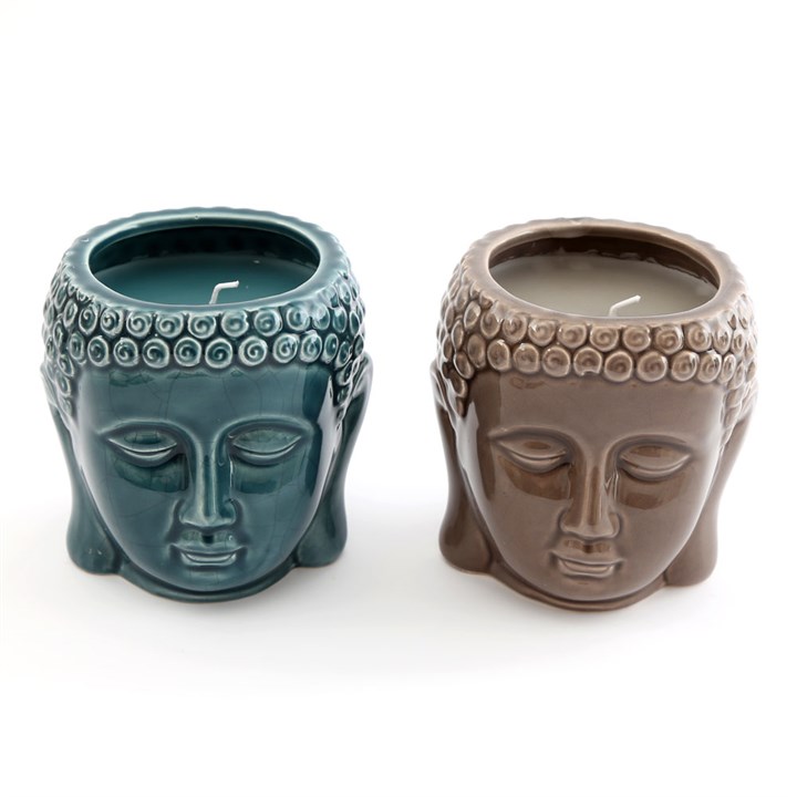10cm Buddha Head Candle Pot