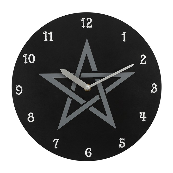 28cm Pentagram MDF Clock