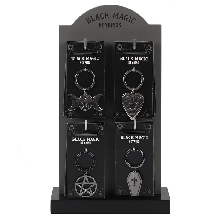 Black Magic Keyrings Display