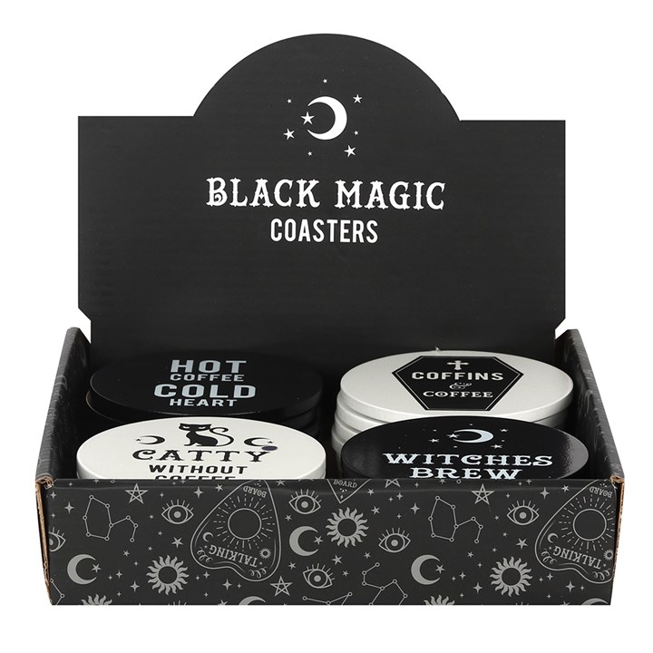 Black Magic Witchy Coasters