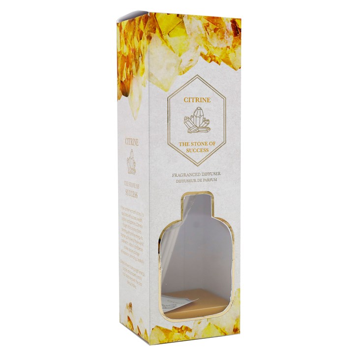 100ml Yellow Citrine Crystal Reed Diffuser